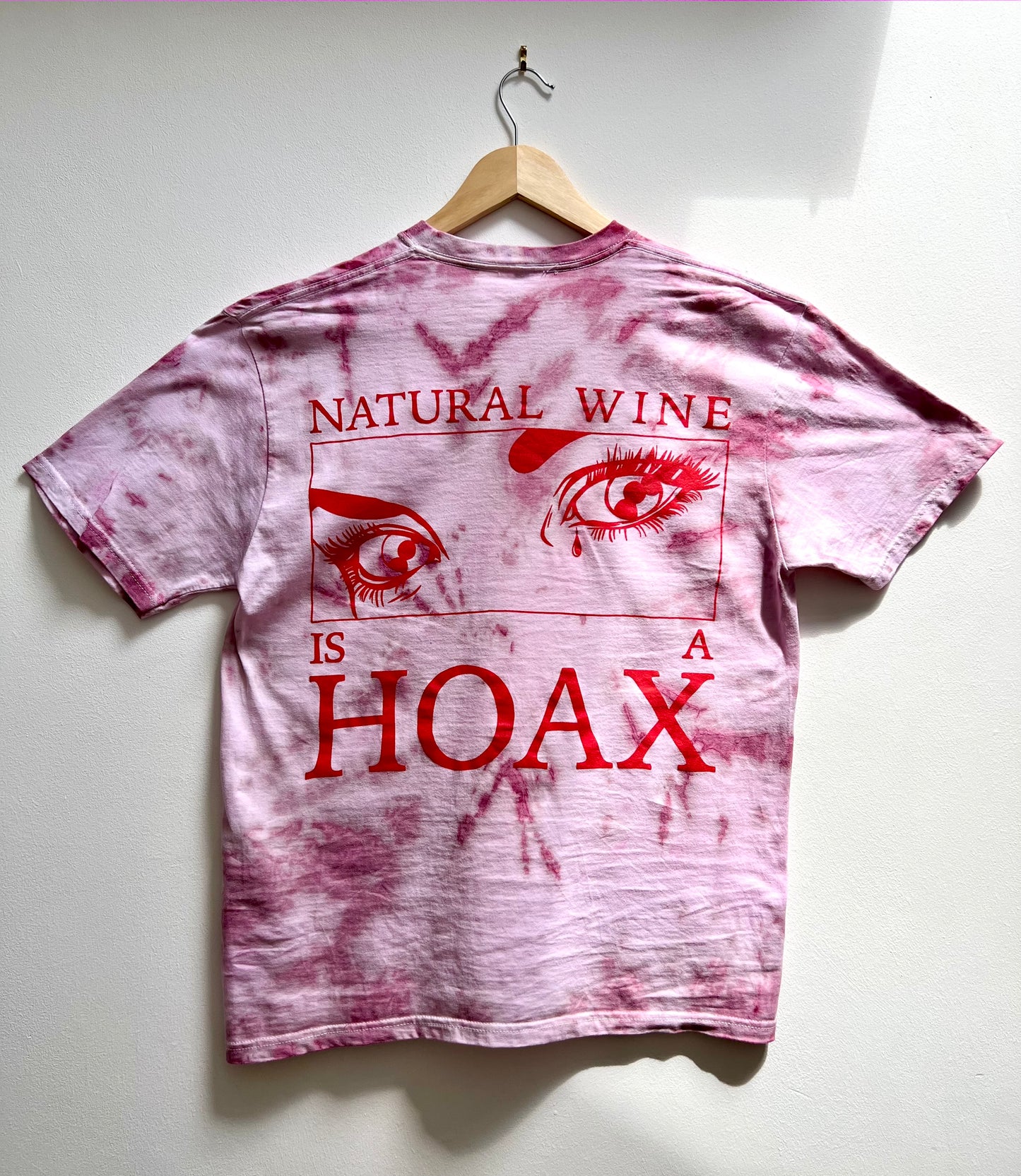 Hoax T-shirt (Wine Dye)